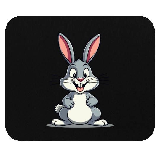 Funny Easter Bunny Cute Bunny Easter Mouse Pads