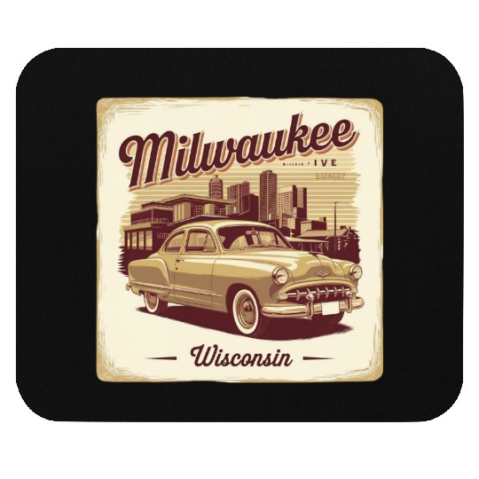 Milwaukee Souvenir and Travel Gift Idea Mouse Pads