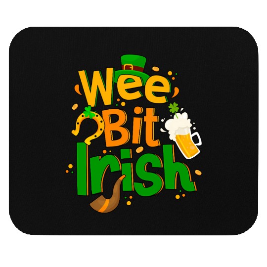 Wee Bit Irish Mouse Pads Drinking Irish Lover