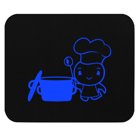Bird Chef Cooking Pot Duck Delicious Hunger Food Mouse Pads