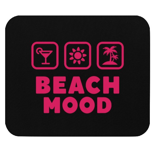 Beach Mood Summer Sun Sea Vacation Cocktail Mouse Pads