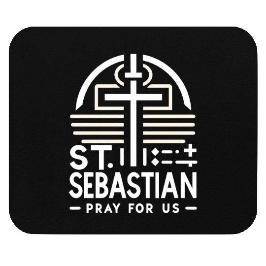 St. Sebastian Pray for Us Catholic Patron Saint Mouse Pads