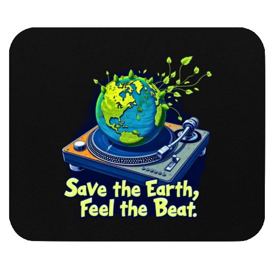Sticker - Save the Earth – Feel the Beat of Nature Mouse Pads