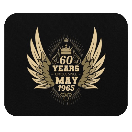 60th birthday angel wings unique since May 1965 Mouse Pads