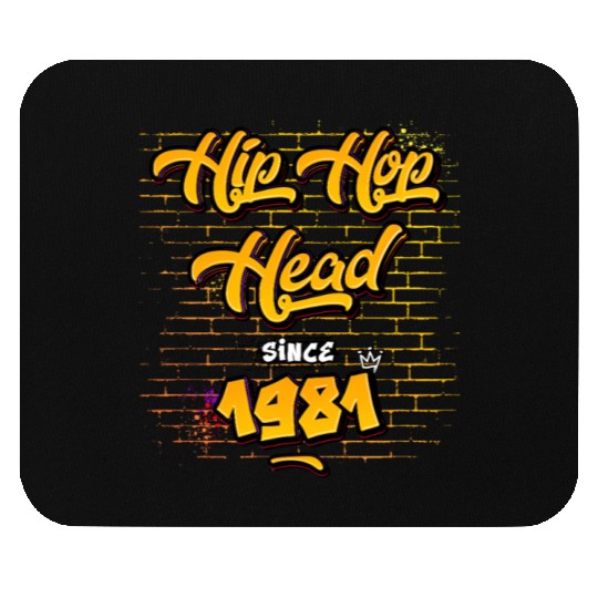 Hip-Hop Head Since 1981 - 44 Years of True Vibes Mouse Pads