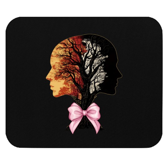 Coquette Bow Genealogy DNA Tree Family History Mouse Pads