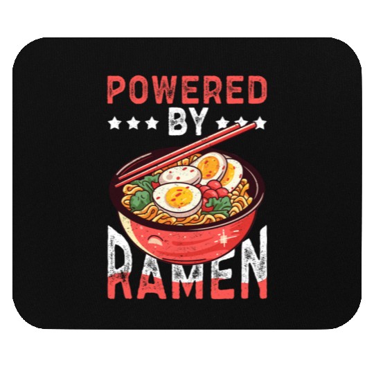 Ramen Japanese Noodles Powered By Ramen Mouse Pads