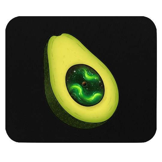 Galaxy Avocado Core Mouse Pads