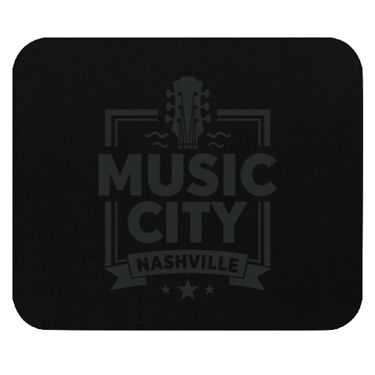 Music City Nashville Guitar Tennessee Mouse Pads