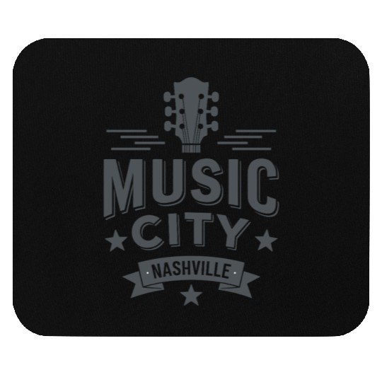Music City Nashville Guitar Tennessee Mouse Pads