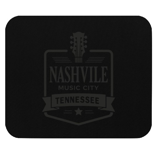 Nashville Music City Guitar Tennessee Mouse Pads