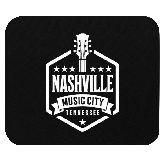 Nashville Music City Guitar Tennessee Mouse Pads