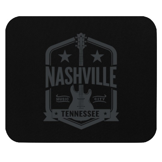 Nashville Music City Guitar Tennessee Mouse Pads