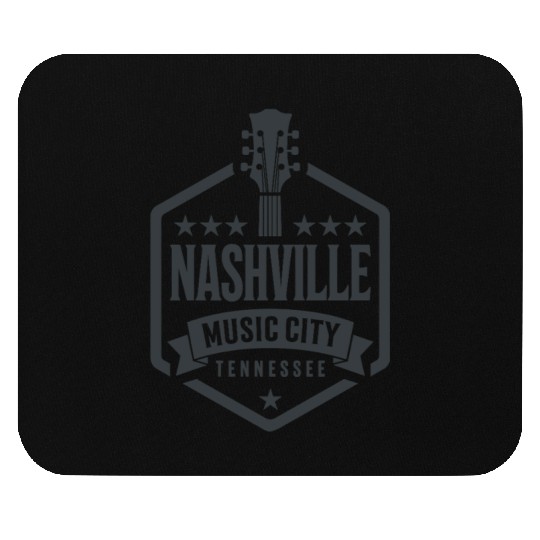 Nashville Music City Guitar Tennessee Mouse Pads
