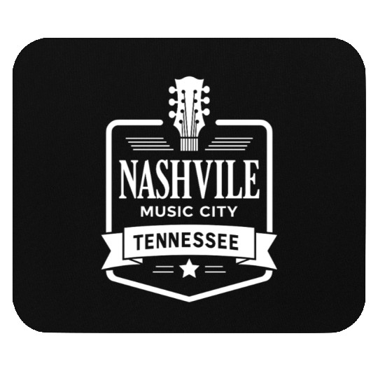 Nashville Music City Guitar Tennessee Mouse Pads