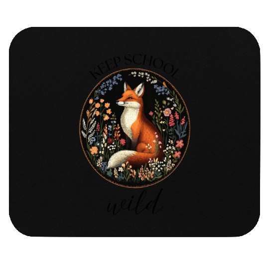 Keep School Wild Mouse Pads