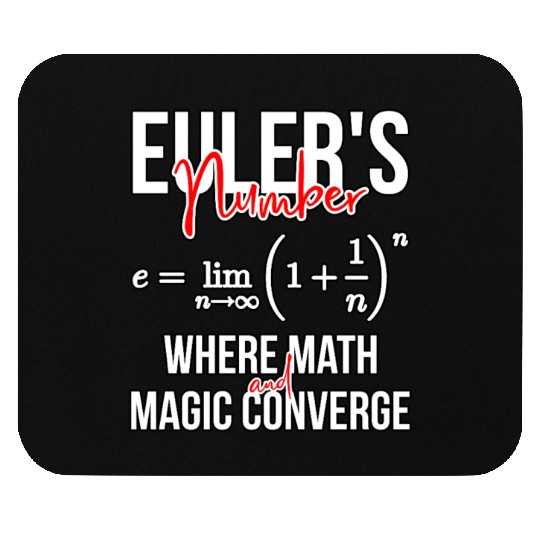 Euler's Number Where Math and Magic Converge Mouse Pads