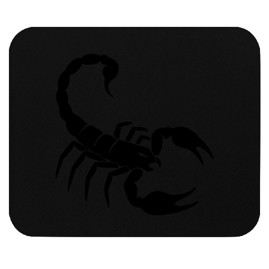 Bold Scorpion Vector Design – Tribal Wild Insect Mouse Pads