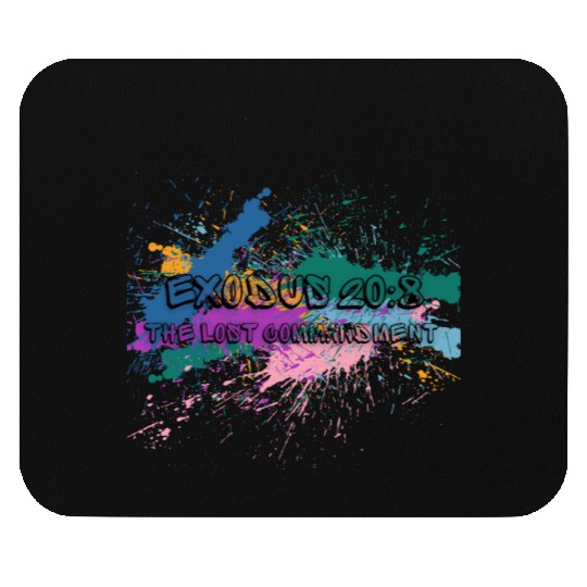 The Lost Commandment multi color Mouse Pads