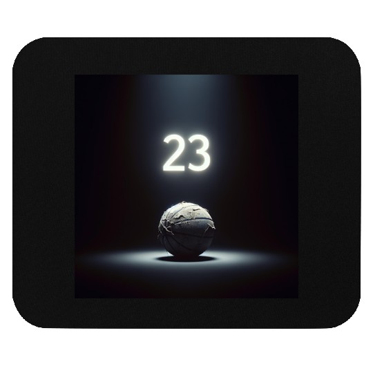 Iconic 23 - Basketball Spotlight Mouse Pads