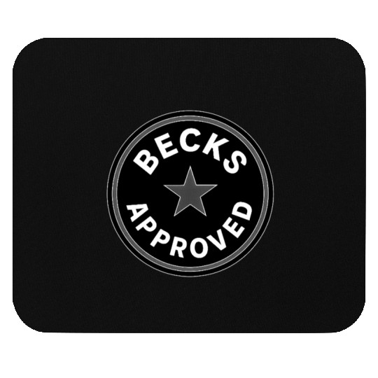 Becks Approved - Official Seal of Style Mouse Pads