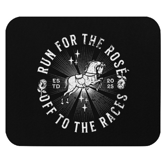 Run for the Rose Mouse Pads