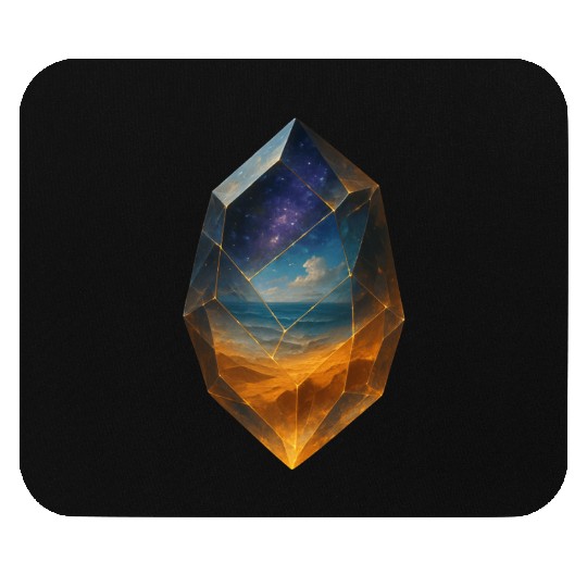 Multiverse Crystal: Window Through Time and space Mouse Pads
