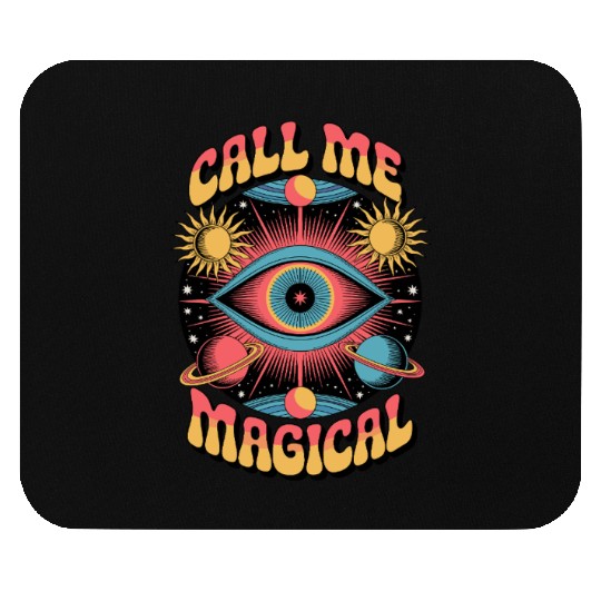 Esoteric Psychedelic. Call Me Magical Third Eye Mouse Pads