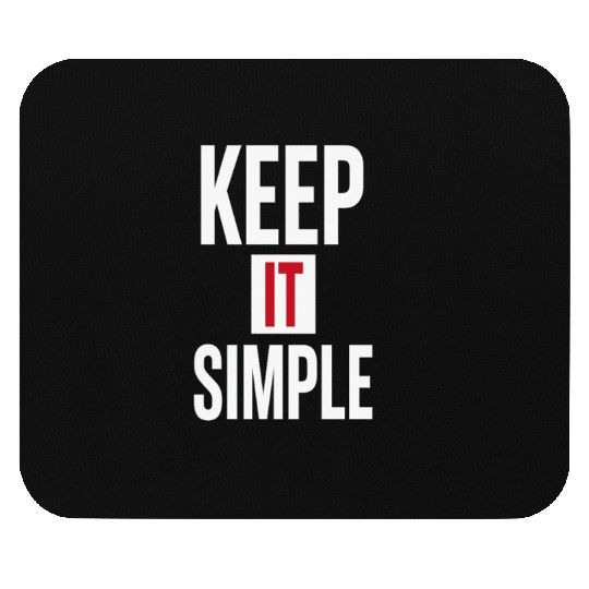 Keep It Simple – Minimalist Quote Mouse Pads