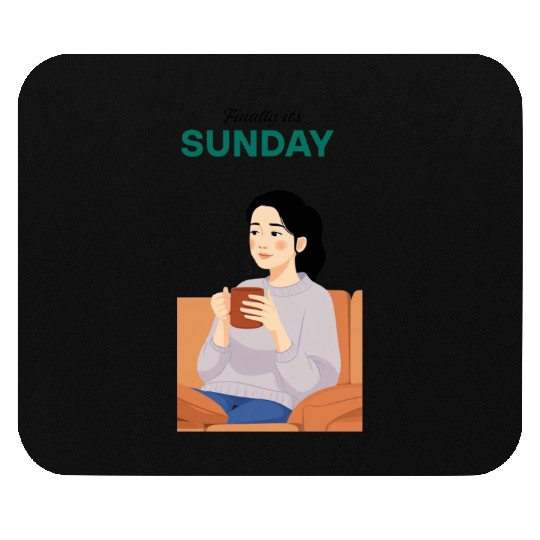 Sunday coffee Mouse Pads