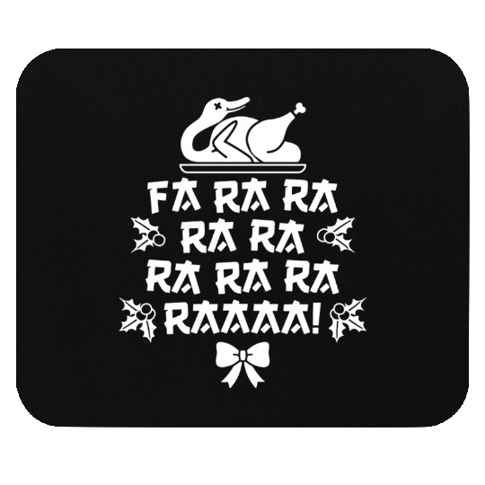 Fa Ra Ra Christmas Duck Mouse Pads