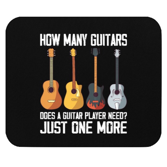 How many guitares for guitarist guitar player Mouse Pads