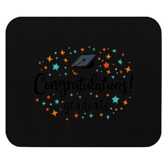 Congratulations Graduate! | Fun and Colorful Gradu Mouse Pads