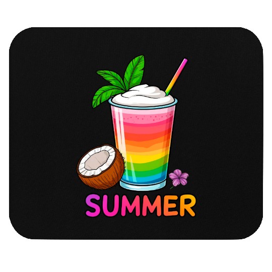 Summer Beach Cocktail Mouse Pads