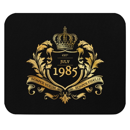 40th birthday Semper Verum - Established 08/1985 Mouse Pads