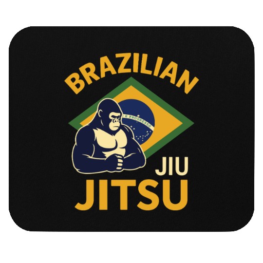 Brazilian Jiu Jitsu Gorilla Mouse Pads