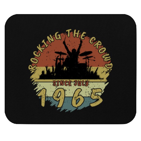 60th Birthday Rocking the crowd DRM 07/1965 Mouse Pads