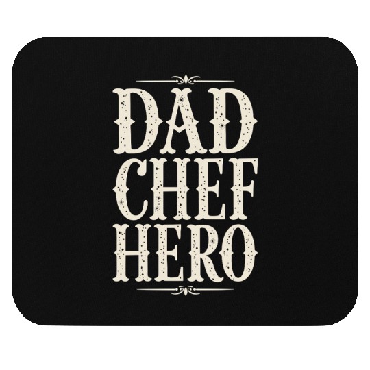 Dad Chef Hero Mouse Pads