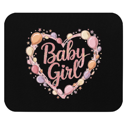 Baby Girl Mouse Pads
