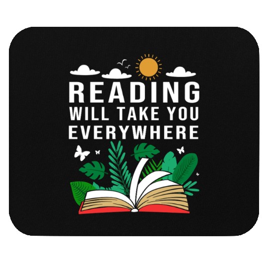 Reading Teacher Librarian Read Book Mouse Pads