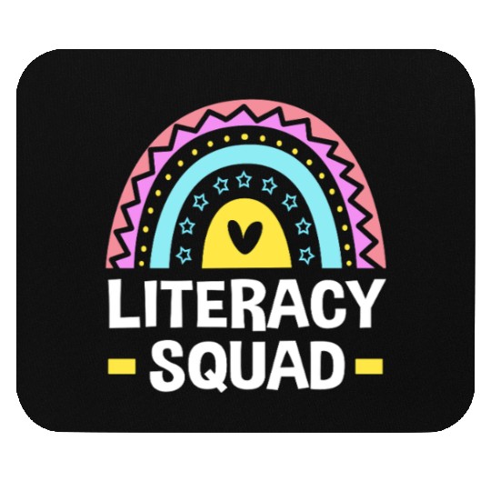 Reading Teacher Book Literacy Squad Mouse Pads