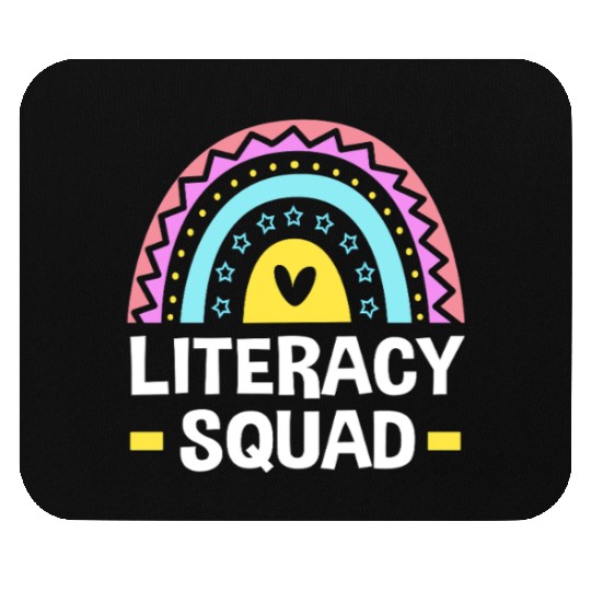 Reading Teacher Book Literacy Squad Mouse Pads