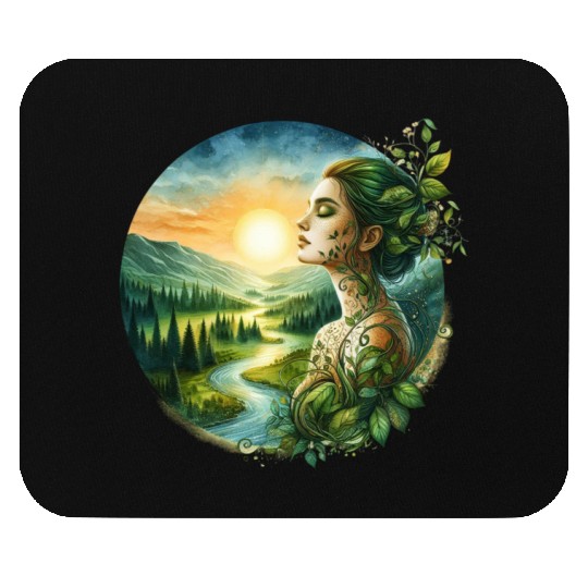 Nature Empress Graphic Mouse Pads