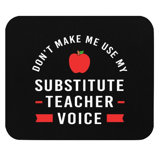 Back To School Substitute Teacher Mouse Pads