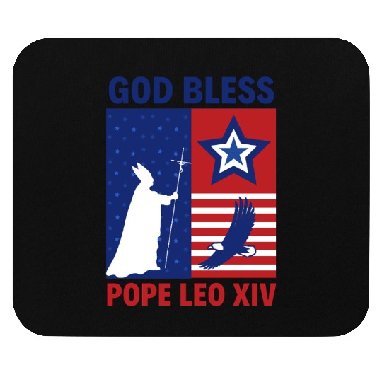 Pope Leo XIV, Historic First American Pope Mouse Pads