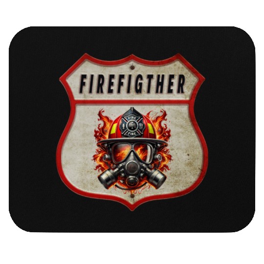 Fire Brigade Coat Of Arms Mouse Pads