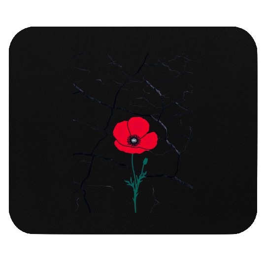 Resilient Poppy Mouse Pads