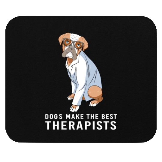 Therapy Dog Psychology Therapist Mouse Pads