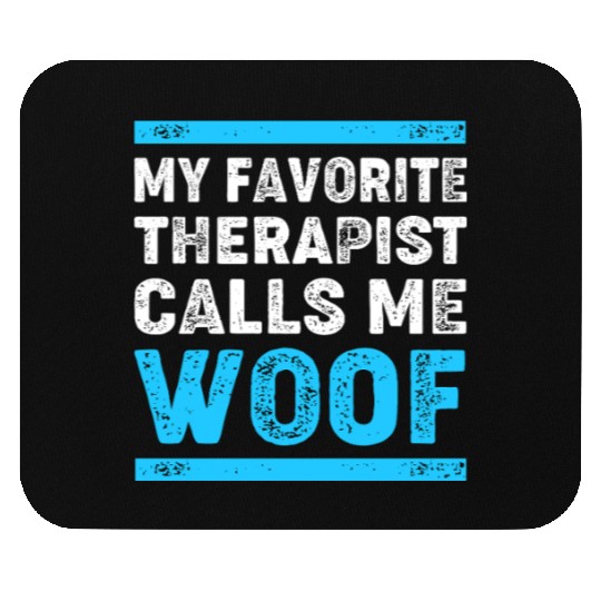 Therapy Dog Lover Psychology Mouse Pads