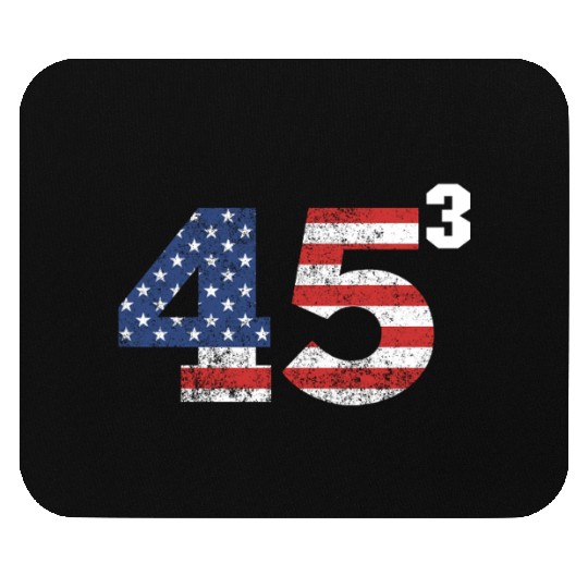 Trump 2028 45³ President Trump '28 45 Cubed45³ swe Mouse Pads
